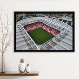 Emirates Stadium Wall Art Arsenal Stadium Framed Canvas Prints London Poster,Sport Stadium Art Prints, Fan Gift
