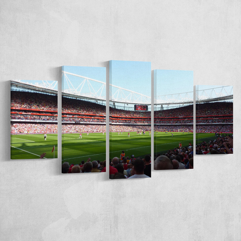 Emirates Stadium in Highbury, Stadium Canvas, Sport Art, Large Canvas, Multi Panels, Canvas Prints Wall Art Decor