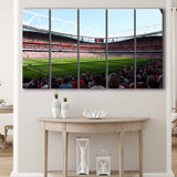 Emirates Stadium in Highbury, Stadium Canvas, Sport Art, Gift for him, Multi Panels B, Canvas Prints Wall Art Decor