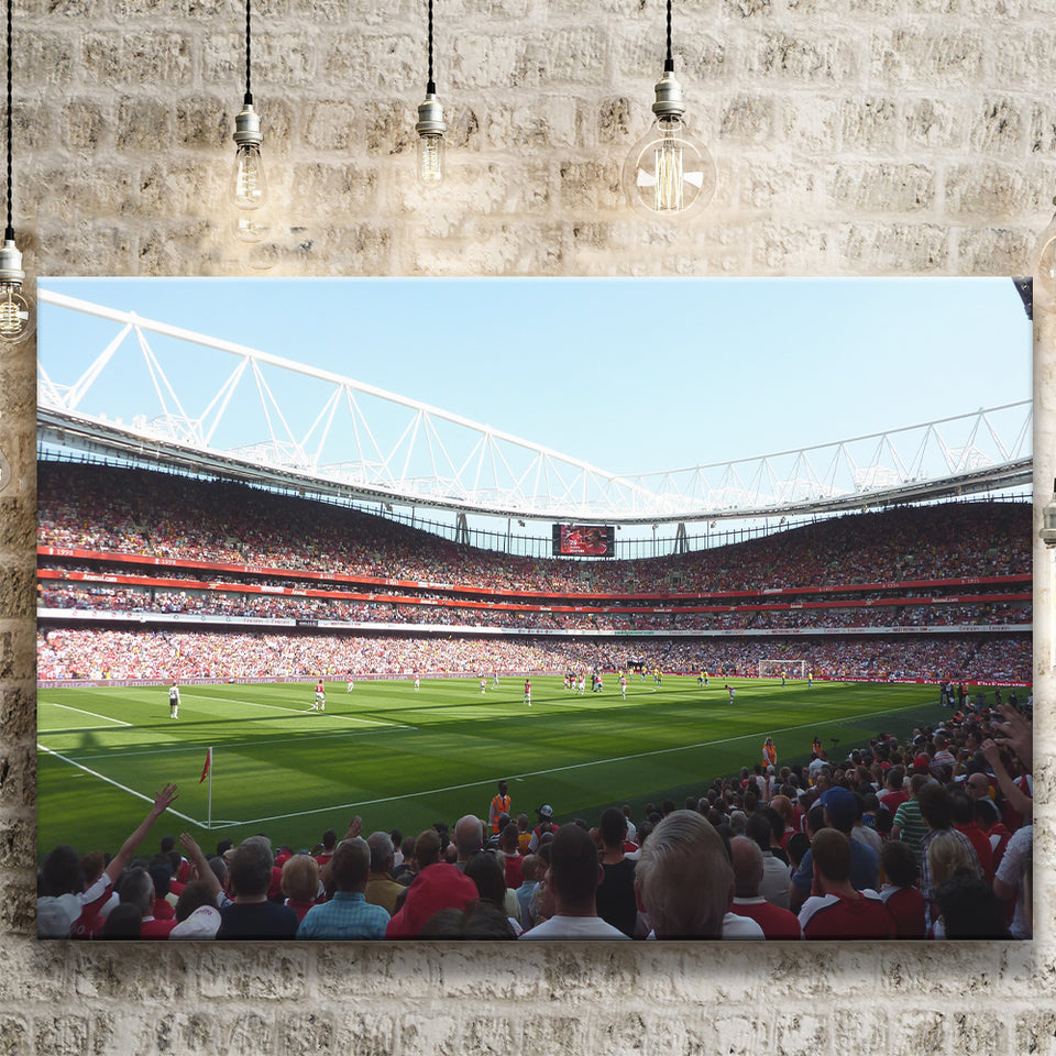 Emirates Stadium in Highbury, Stadium Canvas, Sport Art, Gift for him, Fan Gift, Canvas Prints Wall Art Decor