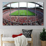 Emirates Stadium in London, Stadium Canvas, Sport Art, Gift for him, Multi Panels B, Canvas Prints Wall Art Decor