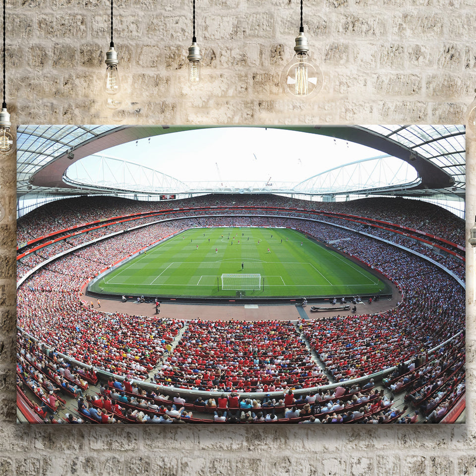 Emirates Stadium in London, Stadium Canvas, Sport Art, Gift for him, Fan Gift, Canvas Prints Wall Art Decor