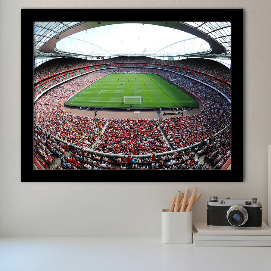 Emirates Stadium in London, Stadium Canvas, Sport Art, Gift for him, Framed Art Prints Wall Art Decor, Framed Picture