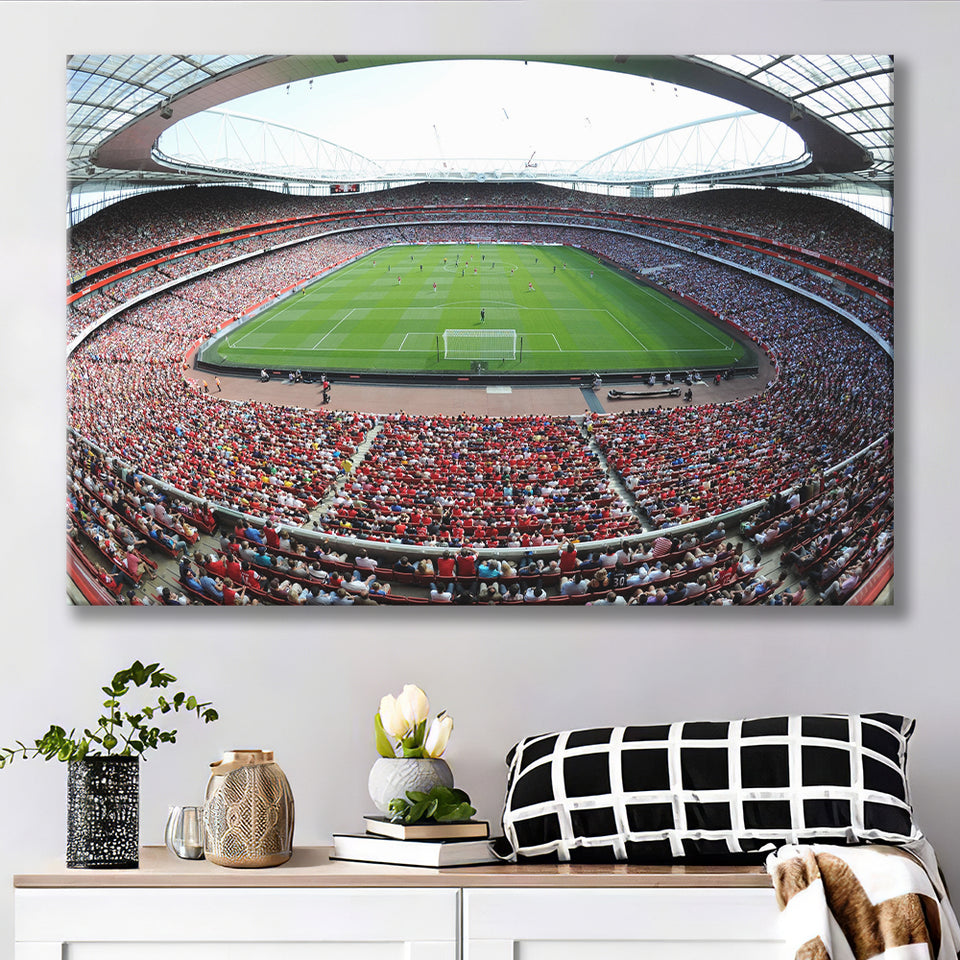 Emirates Stadium in London, Stadium Canvas, Sport Art, Gift for him, Fan Gift, Canvas Prints Wall Art Decor