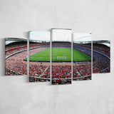 Emirates Stadium in London, Stadium Canvas, Sport Art, Large Canvas, Multi Panels, Canvas Prints Wall Art Decor