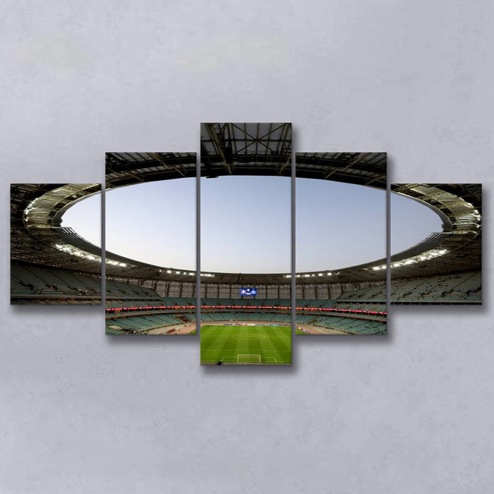 Empty Baku Olympic Stadium, Stadium Canvas, Sport Art, Large Canvas, Multi Panels, Canvas Prints Wall Art Decor