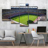 Empty Bucharest Stadium, Stadium Canvas, Sport Art, Large Canvas, Multi Panels, Canvas Prints Wall Art Decor