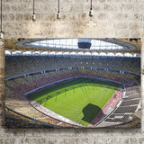 Empty Bucharest Stadium, Stadium Canvas, Sport Art, Gift for him, Fan Gift, Canvas Prints Wall Art Decor