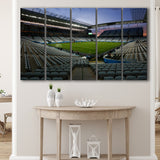 Empty Corinthians Stadium, Stadium Canvas, Sport Art, Gift for him, Multi Panels B, Canvas Prints Wall Art Decor