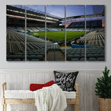 Empty Corinthians Stadium, Stadium Canvas, Sport Art, Gift for him, Multi Panels B, Canvas Prints Wall Art Decor