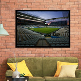 Empty Corinthians Stadium, Stadium Canvas, Sport Art, Gift for him, Framed Art Prints Wall Art Decor, Framed Picture