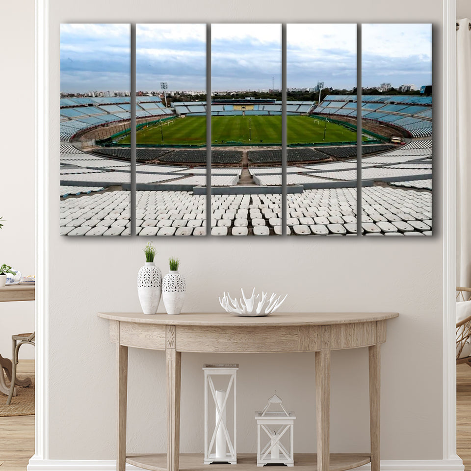 Empty Estadio Centenario, Stadium Canvas, Sport Art, Gift for him, Multi Panels B, Canvas Prints Wall Art Decor
