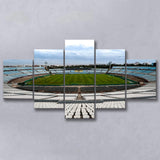 Empty Estadio Centenario, Stadium Canvas, Sport Art, Large Canvas, Multi Panels, Canvas Prints Wall Art Decor