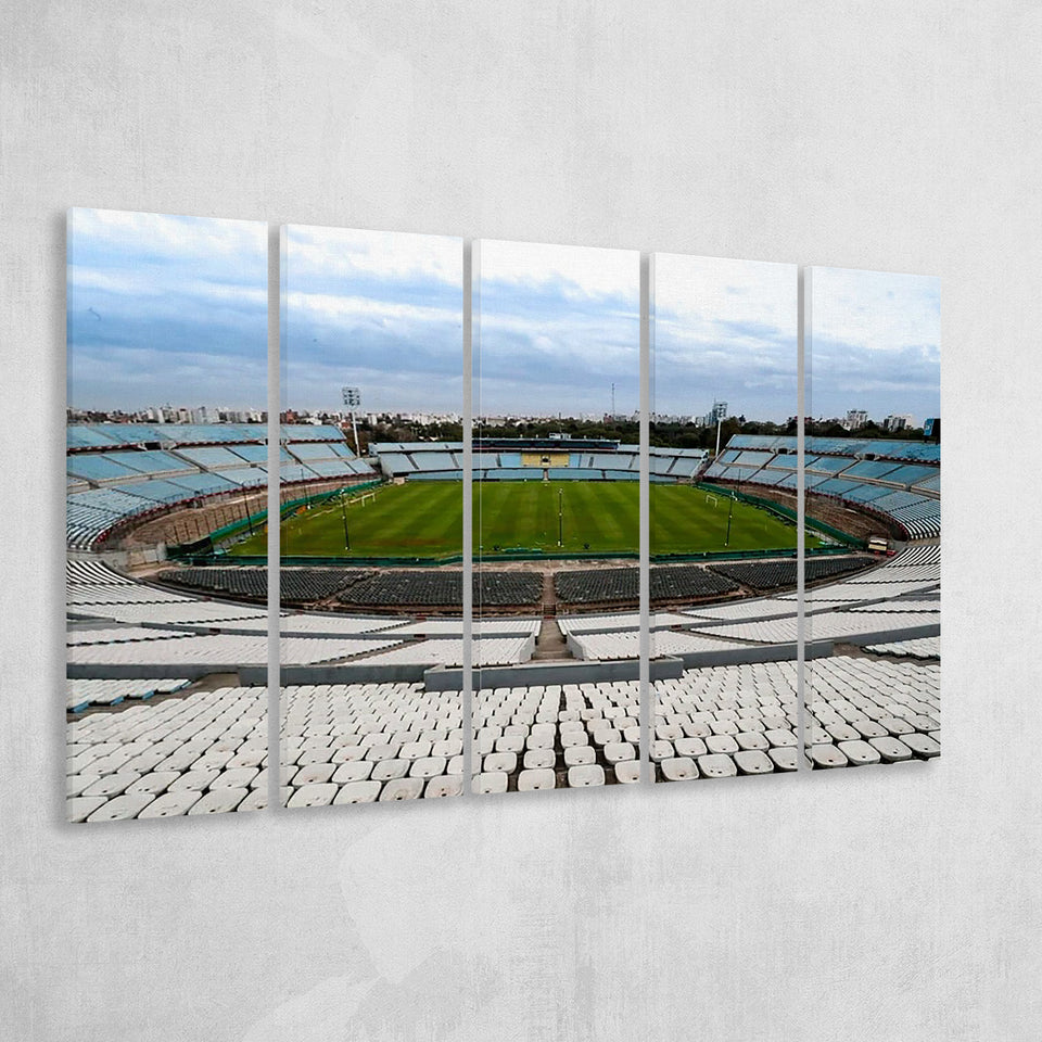 Empty Estadio Centenario, Stadium Canvas, Sport Art, Gift for him, Multi Panels B, Canvas Prints Wall Art Decor