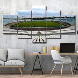 Empty Estadio Centenario, Stadium Canvas, Sport Art, Large Canvas, Multi Panels, Canvas Prints Wall Art Decor