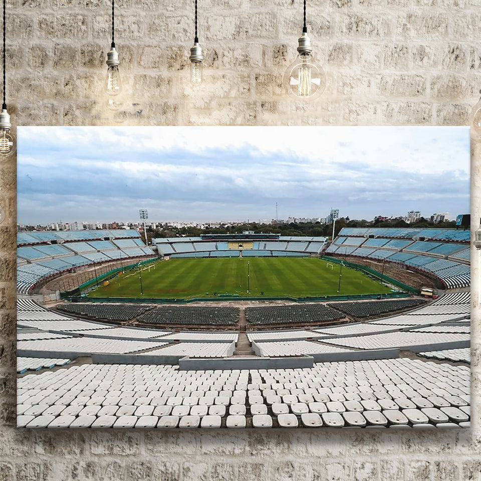 Empty Estadio Centenario, Stadium Canvas, Sport Art, Gift for him, Fan Gift, Canvas Prints Wall Art Decor