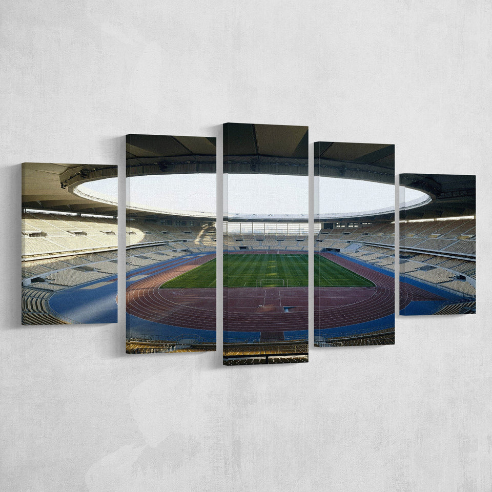 Empty Estadio La Cartuja de Sevilla, Stadium Canvas, Sport Art, Large Canvas, Multi Panels, Canvas Prints Wall Art Decor