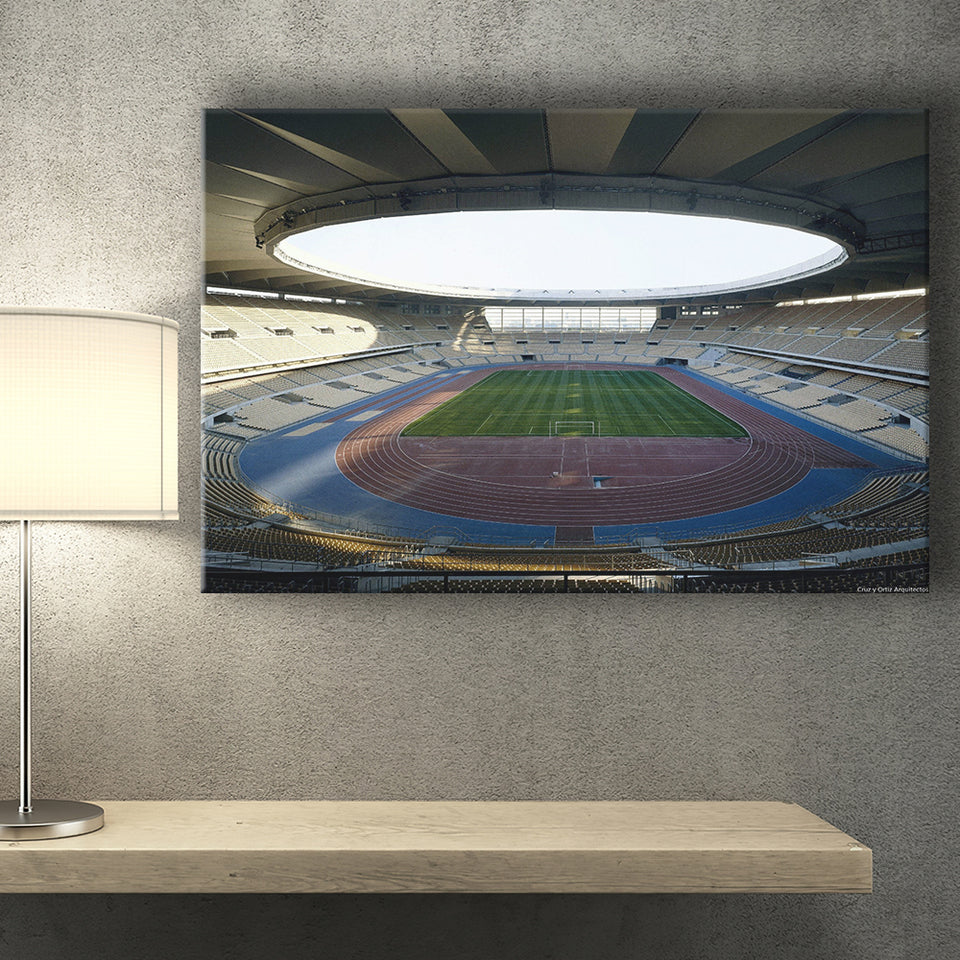 Empty Estadio La Cartuja de Sevilla, Stadium Canvas, Sport Art, Gift for him, Fan Gift, Canvas Prints Wall Art Decor
