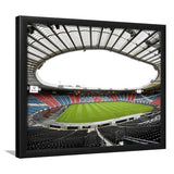 Empty Hampden Park, Stadium Canvas, Sport Art, Gift for him, Framed Art Prints Wall Art Decor, Framed Picture