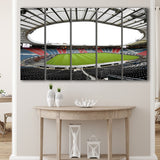 Empty Hampden Park, Stadium Canvas, Sport Art, Gift for him, Multi Panels B, Canvas Prints Wall Art Decor