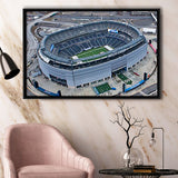 Empty MetLife Stadium, Stadium Canvas, Sport Art, Gift for him, Framed Canvas Prints Wall Art Decor, Framed Picture