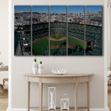 Empty Stadium of Oracle Park, Stadium Canvas, Sport Art, Gift for him, Multi Panels B, Canvas Prints Wall Art Decor