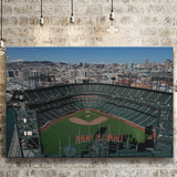 Empty Stadium of Oracle Park, Stadium Canvas, Sport Art, Gift for him, Fan Gift, Canvas Prints Wall Art Decor