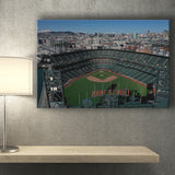 Empty Stadium of Oracle Park, Stadium Canvas, Sport Art, Gift for him, Fan Gift, Canvas Prints Wall Art Decor