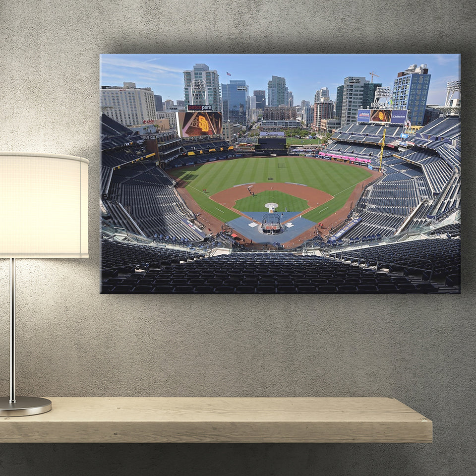Empty Stadium of Petco Park, Stadium Canvas, Sport Art, Gift for him, Fan Gift, Canvas Prints Wall Art Decor