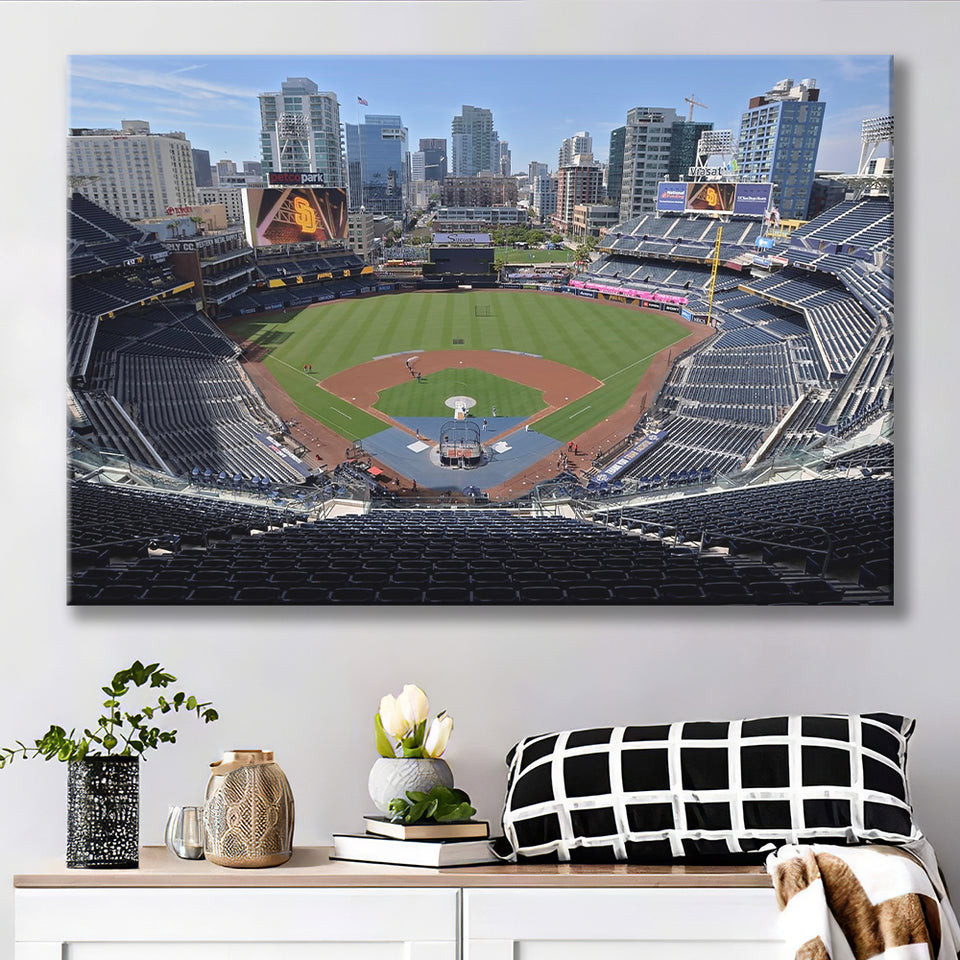 Empty Stadium of Petco Park, Stadium Canvas, Sport Art, Gift for him, Fan Gift, Canvas Prints Wall Art Decor