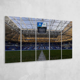 Empty Veltins Arena, Stadium Canvas, Sport Art, Gift for him, Multi Panels B, Canvas Prints Wall Art Decor