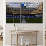 Empty Veltins Arena, Stadium Canvas, Sport Art, Gift for him, Multi Panels B, Canvas Prints Wall Art Decor