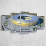 Energa Stadium in Poland, Stadium Canvas, Sport Art, Large Canvas, Multi Panels, Canvas Prints Wall Art Decor