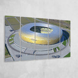 Energa Stadium in Poland, Stadium Canvas, Sport Art, Gift for him, Multi Panels B, Canvas Prints Wall Art Decor