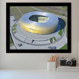 Energa Stadium in Poland, Stadium Canvas, Sport Art, Gift for him, Framed Art Prints Wall Art Decor, Framed Picture