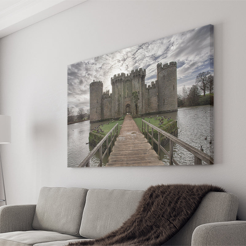 England Bodiam Castle Canvas Prints Wall Art - Painting Canvas, Wall Decor, Canvas Art, For Sale