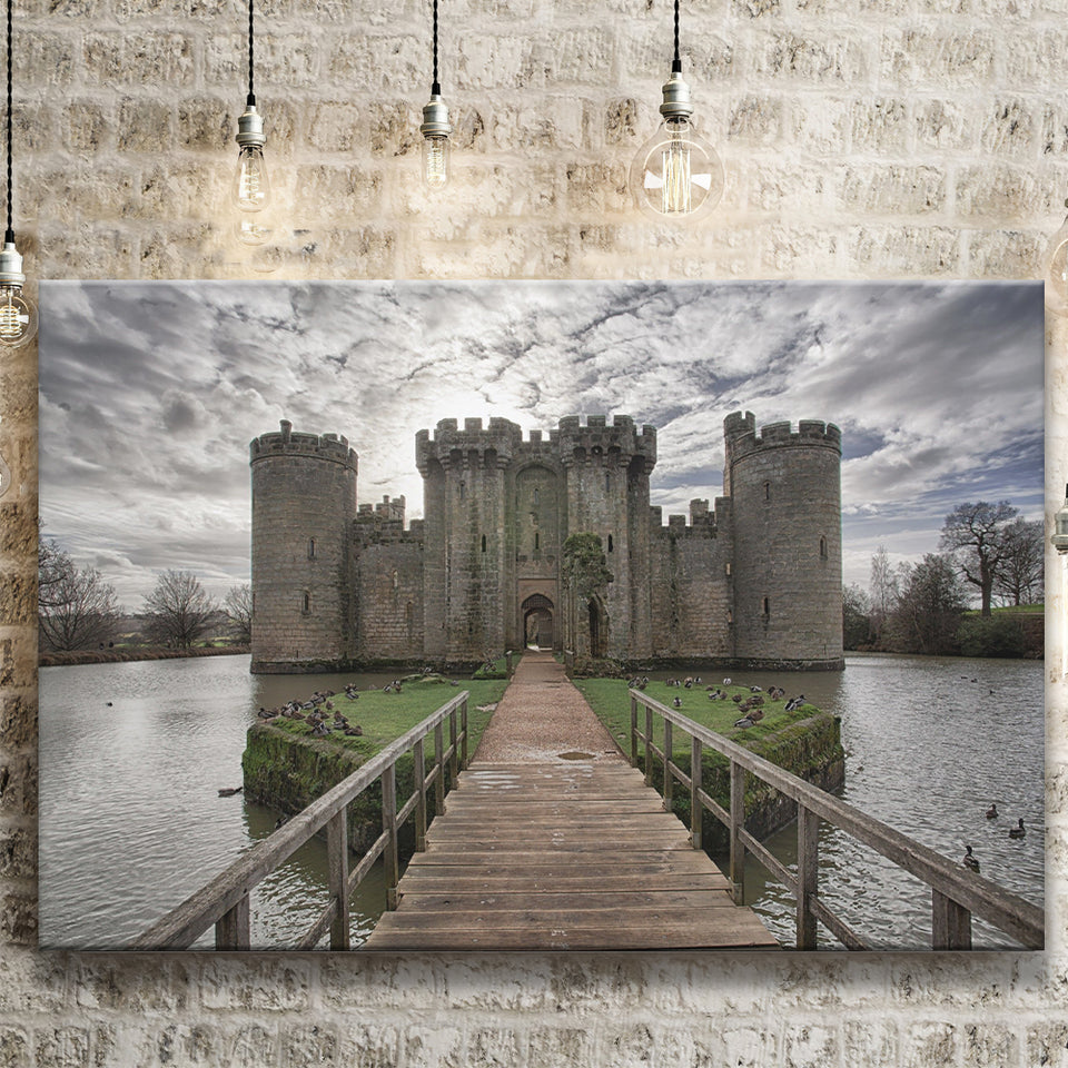 England Bodiam Castle Canvas Prints Wall Art - Painting Canvas, Wall Decor, Canvas Art, For Sale