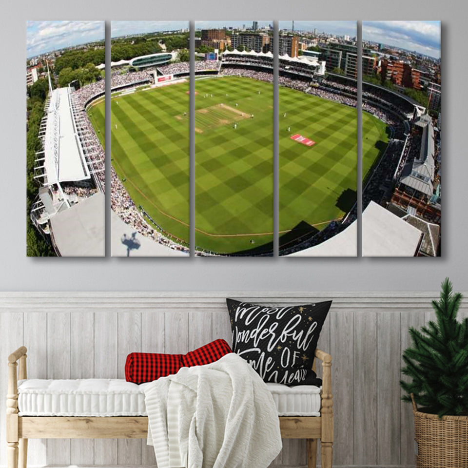 England Lords Cricket Ground, Stadium Canvas, Sport Art, Gift for him, Multi Panels B, Canvas Prints Wall Art Decor