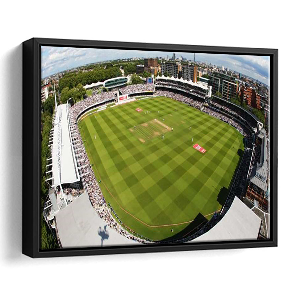 England Lords Cricket Ground, Stadium Canvas, Sport Art, Gift for him, Framed Canvas Prints Wall Art Decor, Framed Picture