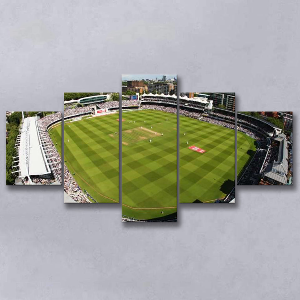 England Lords Cricket Ground, Stadium Canvas, Sport Art, Large Canvas, Multi Panels, Canvas Prints Wall Art Decor