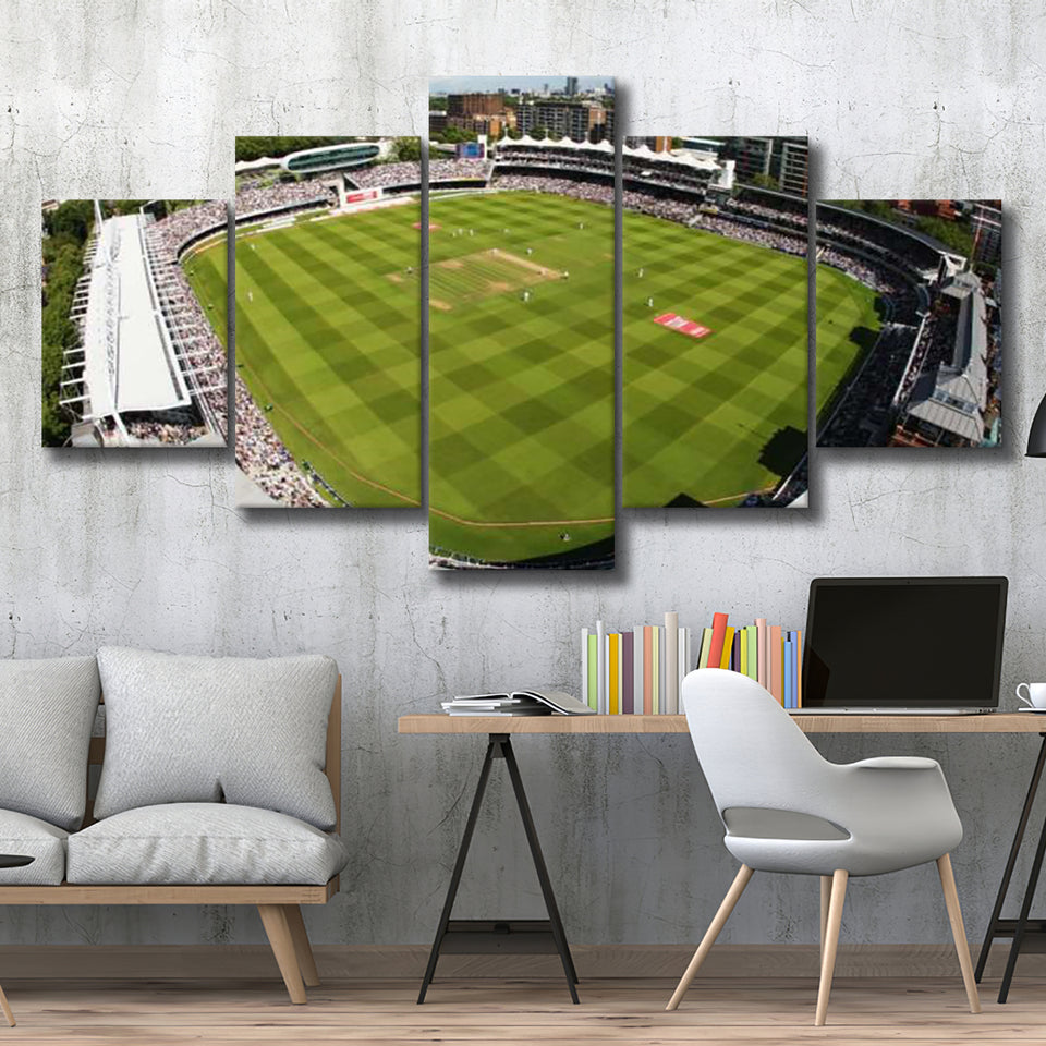 England Lords Cricket Ground, Stadium Canvas, Sport Art, Large Canvas, Multi Panels, Canvas Prints Wall Art Decor