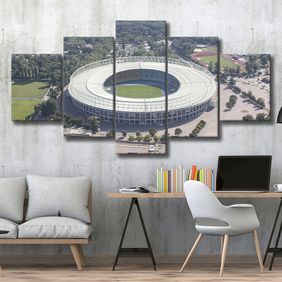 Ernst Happel Stadion Vienna, Stadium Canvas, Sport Art, Large Canvas, Multi Panels, Canvas Prints Wall Art Decor