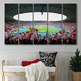 Ernst Happel Stadion Wien, Stadium Canvas, Sport Art, Gift for him, Multi Panels B, Canvas Prints Wall Art Decor