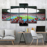 Ernst Happel Stadion Wien, Stadium Canvas, Sport Art, Large Canvas, Multi Panels, Canvas Prints Wall Art Decor