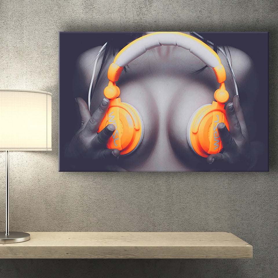 Erotic print on canvas Erotic female canvas Canvas Prints Wall Art - Painting Prints, Wall Decor, Art Prints