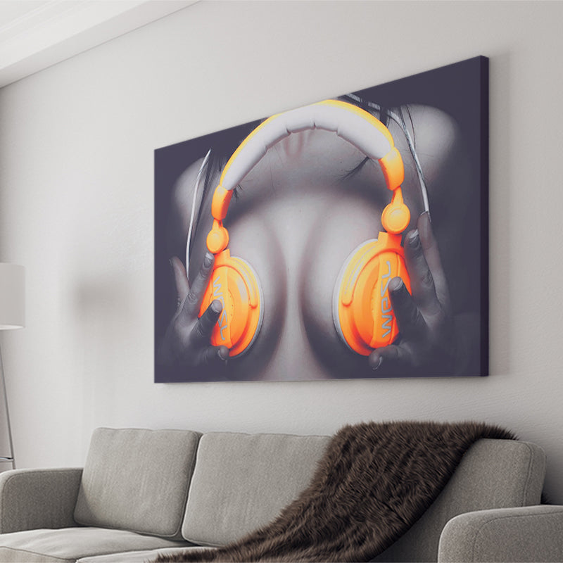 Erotic print on canvas Erotic female canvas Canvas Prints Wall Art - Painting Prints, Wall Decor, Art Prints