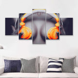 Erotic print on canvas Erotic female canvas 5 Piece Canvas Prints Wall Art - Painting Prints, Wall Decor,Multi Panel