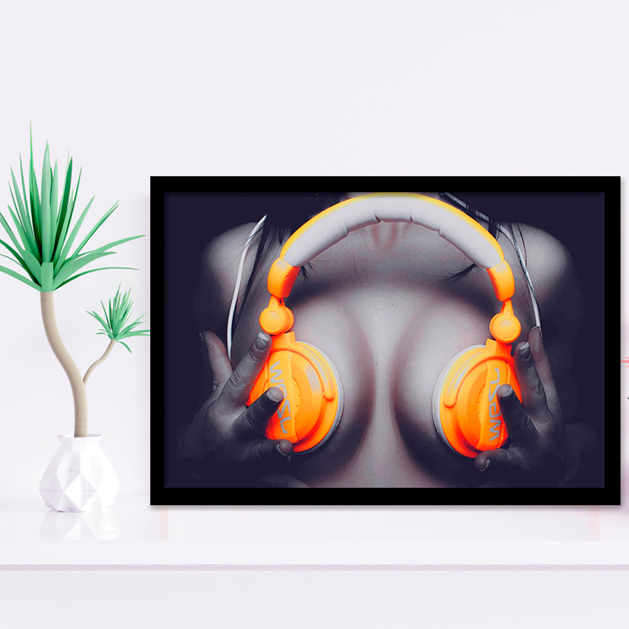 Erotic print on canvas Erotic female canvas Framed Art Prints Wall Decor - Painting Prints, Framed Picture