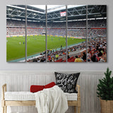 Esprit Arena, Stadium Canvas, Sport Art, Gift for him, Multi Panels B, Canvas Prints Wall Art Decor