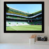 Estadio Jose Alvalade, Stadium Canvas, Sport Art, Gift for him, Framed Art Prints Wall Art Decor, Framed Picture
